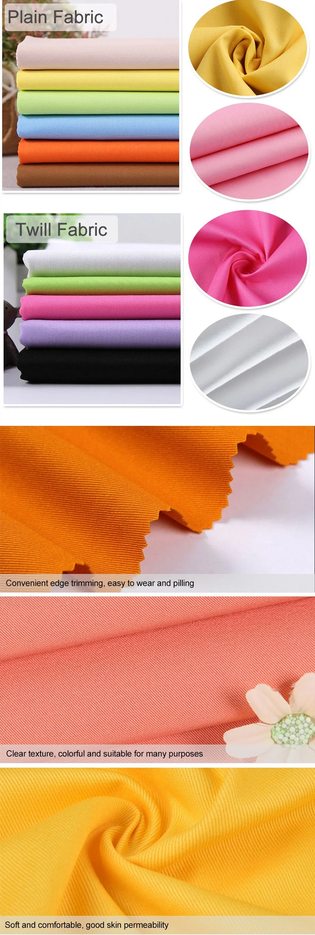Light Four Way Elastic Spandex T/C Twill Sport RPET Softshell Bonded Chiffon Oxford Textile Knitted Fabric for Recycle Workwear/Garment