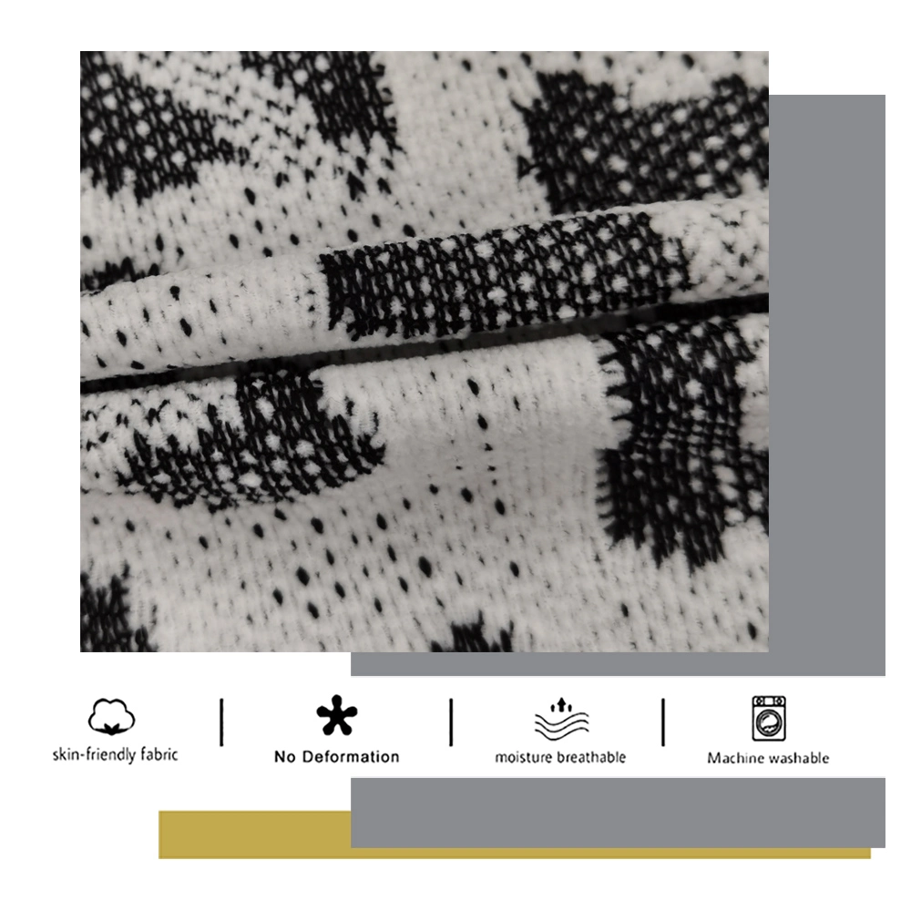 China Textile Anti-Static Microfiber Chenille Coarse Needle Jacquard Napped Fabric 100% Polyester Chenille Slub Velvet Jersey Knitted Fabric for Wedding Garment