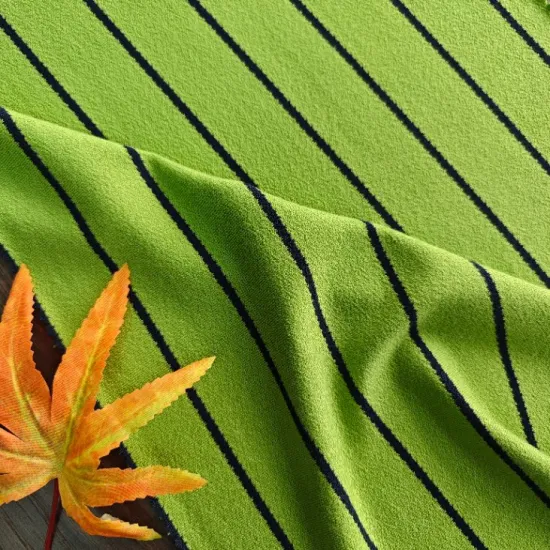 Polyester-Spandex-Ripp-Heidekraut gebürstet 220 g/m² für Bekleidungsstoffe