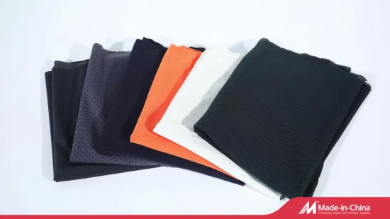 Shaoxing Textile 91 % Nylon 9 % Spandex Power Mesh-Gewebe